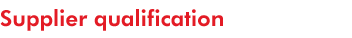 Qualifica fornitori
