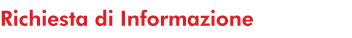 Richiesta di Informazioni