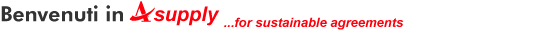 Benvenuti in Asupply ...for sustainable agreements